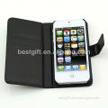 PU Leather Wallet Card Case For Iphone 5